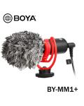 Microfon Boya - By MM1+, negru - 6t