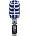 Microfon Shure - Super 55 Deluxe, argintiu/albastru - 2t