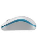 Mouse RAPOO - M10 Plus, optic, wireless, alb/albastru - 3t