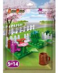 Mini set de construcții BanBao - Grădină de flori, 25 de bucăți - 1t