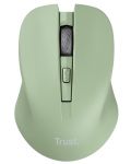Mouse Trust - Mydo Silent, optic, wireless, verde - 1t