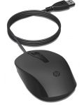 Mouse HP - 150, optic, negru - 6t