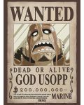 Mini poster GB eye Animation: One Piece - God Usopp Wanted Poster - 1t