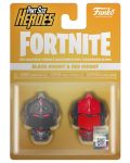 Mini figurina Funko Pint Size Heroes 2-Pack: Fortnite - Black Knight & Red Knight - 2t
