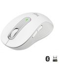 Mouse Logitech - Signature M650, optic, wireless, alb - 1t