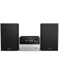 Mini sistem audio Philips - TAE1105BK/00, 2.0, negru/gri - 1t