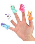 Jucării Toi Toys Mini Finger Figures - Unicorns, 5 bucăți - 3t