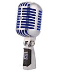Microfon Shure - Super 55 Deluxe, argintiu/albastru - 1t