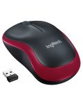 Mouse Logitech - M185, wireless, rosu - 1t
