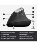 Mouse Logitech MX Vertical Advanced - ergonomic, gri - 7t