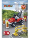 Mini Constructor BanBao - Fireman Buggy, 33 de bucăți - 1t