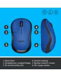 Mouse Logitech - M220 Silent, wireless, albastru - 7t
