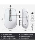 Mouse Logitech - MX Anywhere 3 For Mac, alb/argintiu - 7t