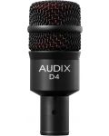 Microfon AUDIX - D4, negru - 1t
