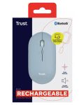 Mouse Trust - Puck, wireless, albastru - 5t