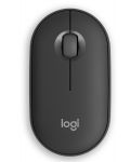 Mouse Logitech - Pebble Mouse 2 M350s, optic, fără fir, grafit - 1t
