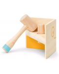 Mini joc de lemn cu ciocanel, Micki Pippi - 2t