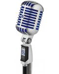 Microfon Shure - Super 55 Deluxe, argintiu/albastru - 6t