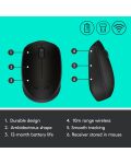 Mouse Logitech - M171,  optic, wireless, negru - 8t