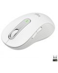Mouse Logitech - Signature M650 L, optic, wireless, alb - 1t