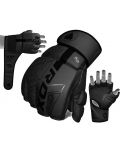 MMA mănuși RDX - F6 Kara Grappling Gloves, negru - 2t