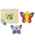 Puzzle pentru copii cu mai multe straturi Goki - Fluture - 1t