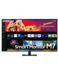 Monitor Samsung - Smart M7, 43", VA, UHD, 60Hz, 4ms, negru - 1t