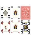 Carduri din plastic Modiano Jumbo Index - 4 Corner (rosii) - 3t