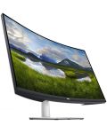 Monitor Dell - S3221QS, 32", FreeSync, Curved, UHD, argintiu - 4t