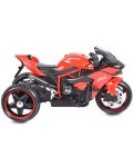 Motocicleta cu acumulator cu trei roti Moni - Ninja, rosie - 2t