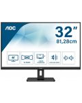Monitor AOC - U32E2N, 31.5", 4K UHD, LCD, Anti-Glare, negru - 9t