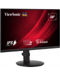 Monitor ViewSonic - VG2408A, 23.8'', FHD, IPS, USB Hub, negru  - 2t