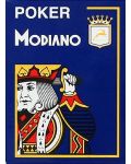 Carduri din plastic Modiano Jumbo Index - 4 Corner (albastru) - 1t