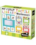 Prima mea bibliotecă tactilă Headu Montessori - 1t