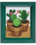 Mozaic cu ramă și pixeli Pixelhobby Classic - Cactuși - 1t