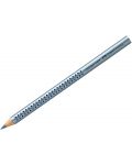Creion Faber Castell - Jumbo Grip, metalic, albastru - 1t