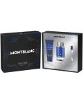 Mont Blanc Explorer Ultra Blue Set - Apă de parfum, 100 și 7.5 ml + Gel de duș, 100 ml - 3t