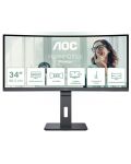 Monitor AOC - CU34P3CV, 34'', UWQHD, VA, curbat, anti-orbire, negru - 1t