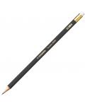 Creion Stabilo Swano - HB, negru, cu gumă de șters - 1t