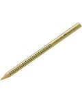 Creion Faber Castell - Jumbo Grip, metalic, auriu - 1t