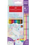 Creioane Faber-Castell Grip 2001 -10+3 culori strălucitoare - 1t