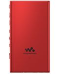 Mp3 player Sony - Walkman NW-A105, 16GB, rosu - 4t