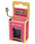 Cutiuță muzicală cu manivelă Kikkerland - Pink Panther - 1t