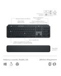 Tastatură multimedia Logitech - MX Keys S Plus, fără fir, grafit - 4t