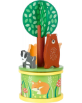 Orange Tree Toys Carusel muzical - Animale din pădure - 2t