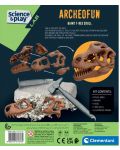 Set educațional Clementoni Science & Play - Excavarea craniului de tiranozaur - 4t
