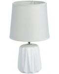 Lampă de masă ADS - ceramică, alb - 1t