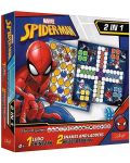 2 în 1 Spider-Man (Ludo/Snakes and Ladders) joc de societate - pentru copii - 1t