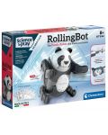 Set stiinta Clementoni Science & Play - Rolling Bot, panda - 1t