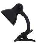 Lampa de masă cu clip Omnia - Kara, IP20, Е27, 40 W, negru - 1t